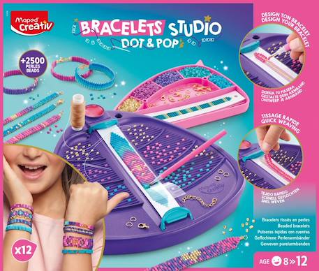 Kit bracelets perles et modèles créatifs Multi-coloured 3 - vertbaudet enfant 