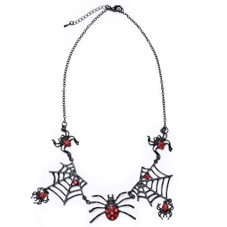 Collier enfant sorcière araignée halloween Noir 1 - vertbaudet enfant 