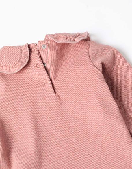 Ensemble pull et pantalon en maille Rose 3 - vertbaudet enfant 