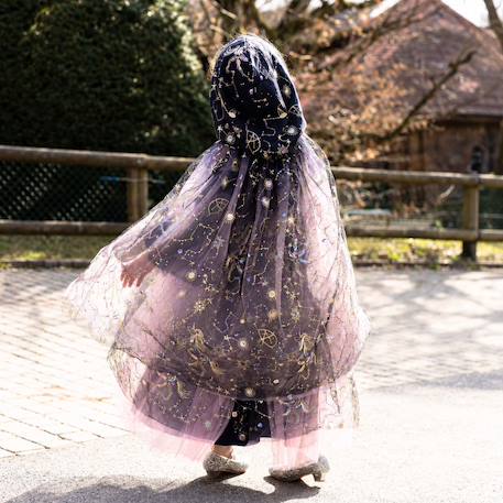 Déguisement enfant cape fée des étoiles à capuche Noir 3 - vertbaudet enfant 