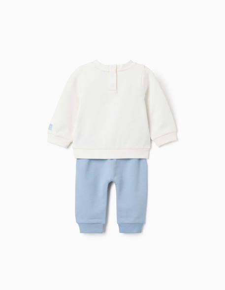 Ensemble de jogging en coton peigné avec imprimé winnie l'ourson Bleu clair 2 - vertbaudet enfant 