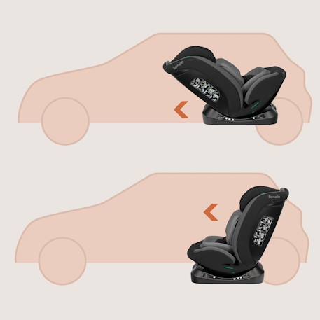 Siège auto aart i-size 40-150 cm avec inclinaison réglable, groupe 0+/1/2/3 Beige chocolate+Beige latte+Black carbon+Black carbon red+Black red+Grey stone 34 - vertbaudet enfant 
