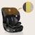 Siège auto évolutif levi one i-size 76-150 cm, groupe 1/2/3 Black carbon+Black grey+Green forest+Pink rose 10 - vertbaudet enfant 