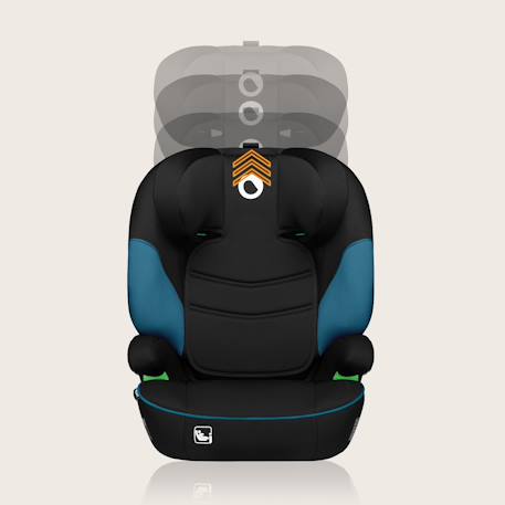 Siège auto lars i-size 100-150 cm avec assise large et revêtement amovible Black grey+Black red+Green turquoise+Pink baby 18 - vertbaudet enfant 