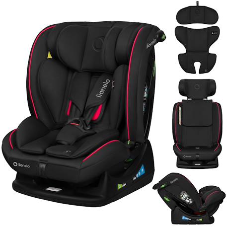 Siège auto aart i-size 40-150 cm avec inclinaison réglable, groupe 0+/1/2/3 Beige chocolate+Beige latte+Black carbon+Black carbon red+Black red+Grey stone 19 - vertbaudet enfant 