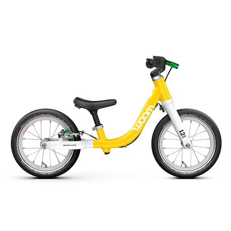 Draisienne enfant ultralégère 12 pouces go 1 Metallic turquoise+Vibrant yellow+Woom red 7 - vertbaudet enfant 