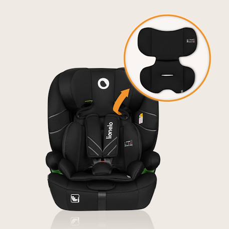 Siège auto évolutif levi one i-size 76-150 cm, groupe 1/2/3 Black carbon+Black grey+Green forest+Pink rose 6 - vertbaudet enfant 