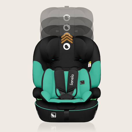 Siège auto évolutif levi i-size 76-150 cm, groupe 1/2/3 Beige latte+Black+Black grey+Blue cobalt+Green emerald+Pink baby 29 - vertbaudet enfant 