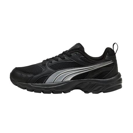 Basket garçon en cuir Noir, gris 2 - vertbaudet enfant 