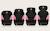 Siège auto lars i-size 100-150 cm avec assise large et revêtement amovible Black grey+Black red+Green turquoise+Pink baby 20 - vertbaudet enfant 