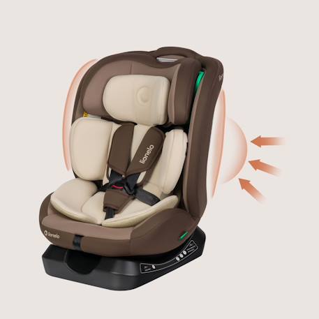 Siège auto aart i-size 40-150 cm avec inclinaison réglable, groupe 0+/1/2/3 Beige chocolate+Beige latte+Black carbon+Black carbon red+Black red+Grey stone 6 - vertbaudet enfant 