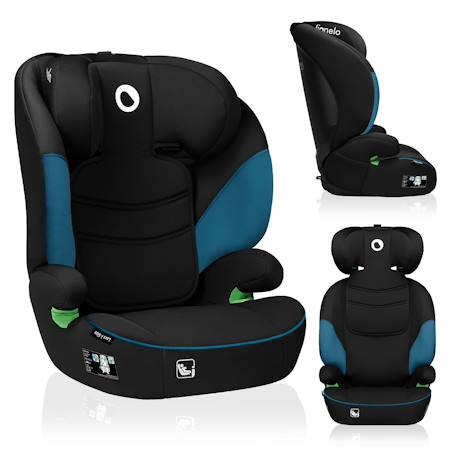 Siège auto lars i-size 100-150 cm avec assise large et revêtement amovible Black grey+Black red+Green turquoise+Pink baby 13 - vertbaudet enfant 