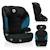 Siège auto lars i-size 100-150 cm avec assise large et revêtement amovible Black grey+Black red+Green turquoise+Pink baby 13 - vertbaudet enfant 