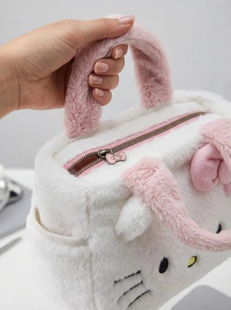 Sac peluche hello kitty fille Blanc et rose 4 - vertbaudet enfant 