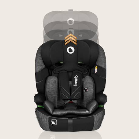 Siège auto évolutif levi one i-size 76-150 cm, groupe 1/2/3 Black carbon+Black grey+Green forest+Pink rose 11 - vertbaudet enfant 