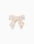 Barrette à cheveux avec nœud fleuri Blanc 1 - vertbaudet enfant 