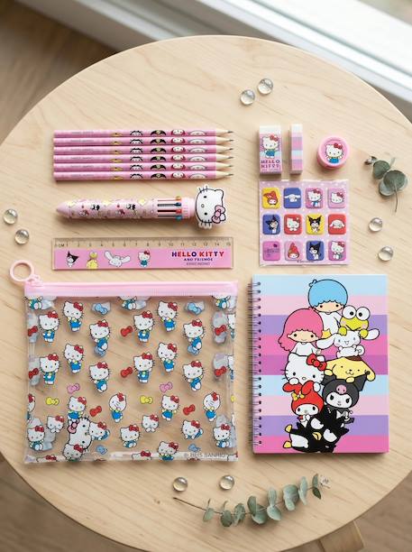 Set de papeterie hello kitty trousse complète Rose 1 - vertbaudet enfant 