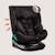 Siège auto bastiaan one i-size 40-150 cm avec isofix et base pivotante 360° Black carbon+Green olive+Grey stone+Pink rose 1 - vertbaudet enfant 