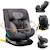 Siège auto bastiaan one i-size 40-150 cm avec isofix et base pivotante 360° Black carbon+Green olive+Grey stone+Pink rose 13 - vertbaudet enfant 