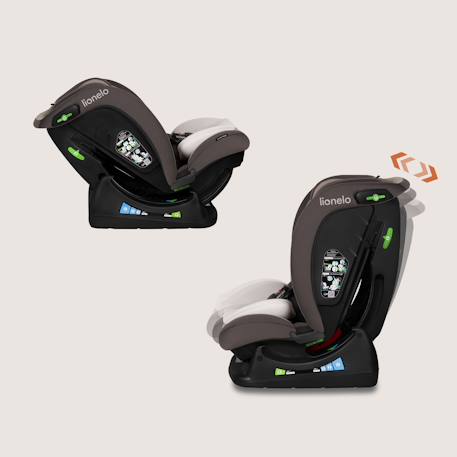Siège auto aart i-size 40-150 cm avec inclinaison réglable, groupe 0+/1/2/3 Beige chocolate+Beige latte+Black carbon+Black carbon red+Black red+Grey stone 11 - vertbaudet enfant 
