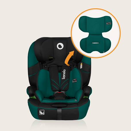 Siège auto évolutif levi one i-size 76-150 cm, groupe 1/2/3 Black carbon+Black grey+Green forest+Pink rose 18 - vertbaudet enfant 