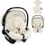 Siège-auto bébé astrid i-size 40-87 cm léger, récompensé par l’adac Beige cream+Black onyx+Pink coral 1 - vertbaudet enfant 