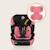 Siège auto évolutif levi one i-size 76-150 cm, groupe 1/2/3 Black carbon+Black grey+Green forest+Pink rose 24 - vertbaudet enfant 