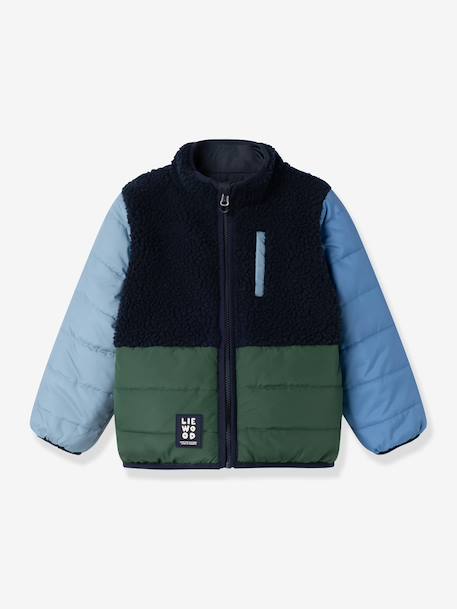 Veste Franka réversible marine+rose 1 - vertbaudet enfant 