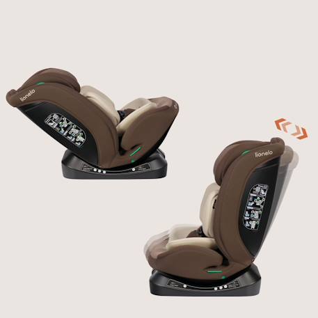 Siège auto aart i-size 40-150 cm avec inclinaison réglable, groupe 0+/1/2/3 Beige chocolate+Beige latte+Black carbon+Black carbon red+Black red+Grey stone 5 - vertbaudet enfant 