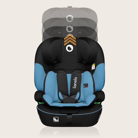 Siège auto évolutif levi i-size 76-150 cm, groupe 1/2/3 Beige latte+Black+Black grey+Blue cobalt+Green emerald+Pink baby 23 - vertbaudet enfant 