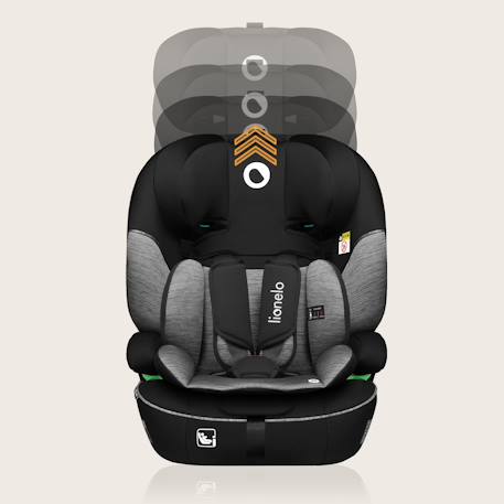 Siège auto évolutif levi i-size 76-150 cm, groupe 1/2/3 Beige latte+Black+Black grey+Blue cobalt+Green emerald+Pink baby 17 - vertbaudet enfant 