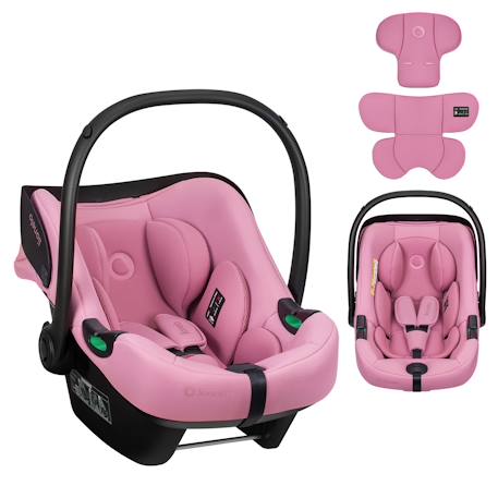 Siège-auto bébé astrid i-size 40-87 cm léger, récompensé par l’adac Beige cream+Black onyx+Pink coral 13 - vertbaudet enfant 