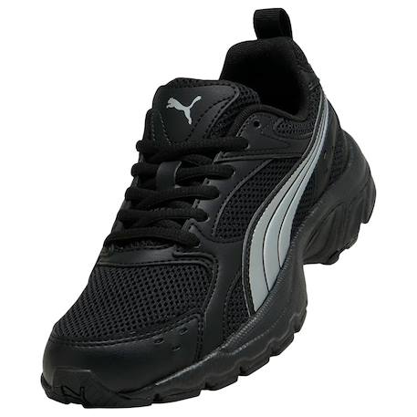 Basket garçon en cuir Noir, gris 5 - vertbaudet enfant 
