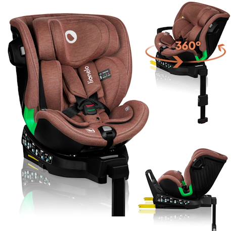 Siège auto pivotant 360° harmony i-size 40-150 cm avec isofix et tissu 60% bambou Beige sand+Black carbon+Grey concrete+Grey graphite+Pink mauve+Red brick 31 - vertbaudet enfant 