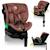 Siège auto pivotant 360° harmony i-size 40-150 cm avec isofix et tissu 60% bambou Beige sand+Black carbon+Grey concrete+Grey graphite+Pink mauve+Red brick 31 - vertbaudet enfant 