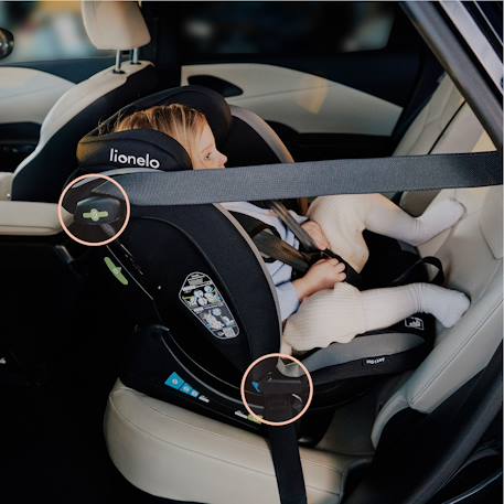 Siège auto aart i-size 40-150 cm avec inclinaison réglable, groupe 0+/1/2/3 Beige chocolate+Beige latte+Black carbon+Black carbon red+Black red+Grey stone 9 - vertbaudet enfant 