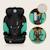 Siège auto évolutif levi i-size 76-150 cm, groupe 1/2/3 Beige latte+Black+Black grey+Blue cobalt+Green emerald+Pink baby 27 - vertbaudet enfant 
