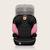 Siège auto lars i-size 100-150 cm avec assise large et revêtement amovible Black grey+Black red+Green turquoise+Pink baby 24 - vertbaudet enfant 