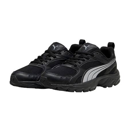 Basket garçon en cuir Noir, gris 3 - vertbaudet enfant 
