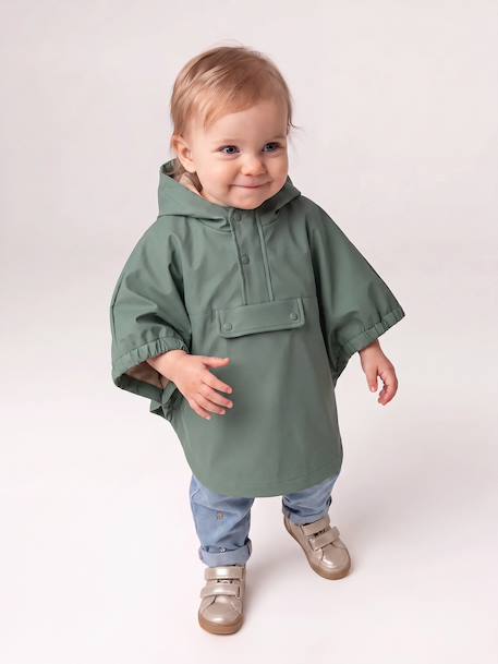 Cape de pluie bébé vert 3 - vertbaudet enfant 