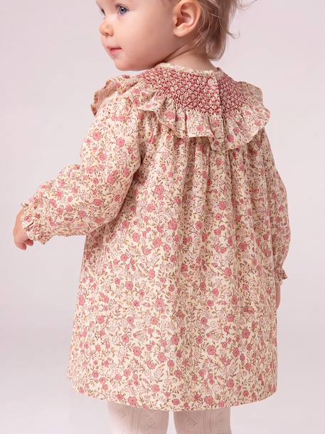 Robe bébé fille manches longues écru 7 - vertbaudet enfant 