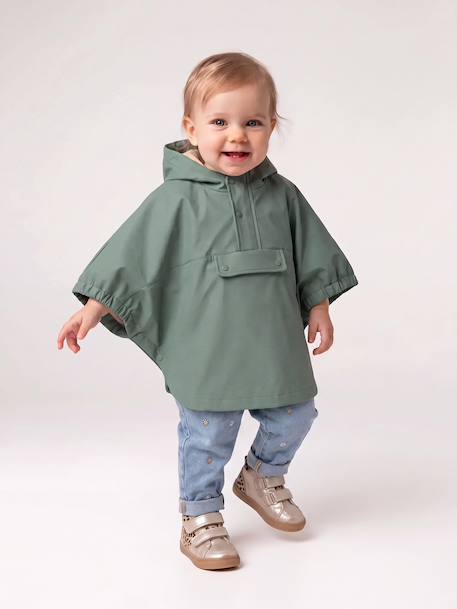 Cape de pluie bébé vert 2 - vertbaudet enfant 
