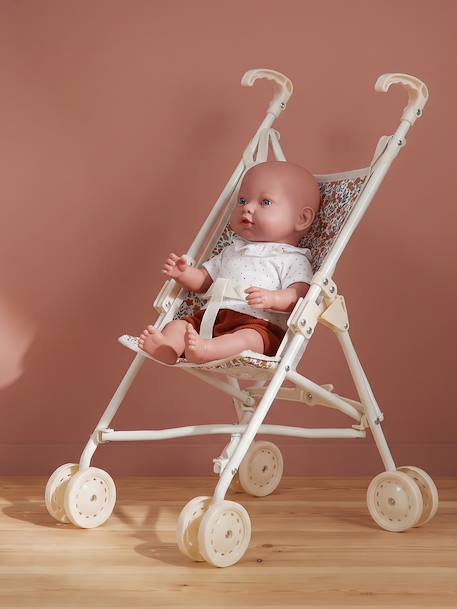 Poussette canne poupon Cœur fondant+Oiseau+Rétro Flower 25 - vertbaudet enfant 