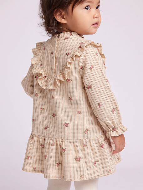 Robe bébé fille manches longues écru 9 - vertbaudet enfant 