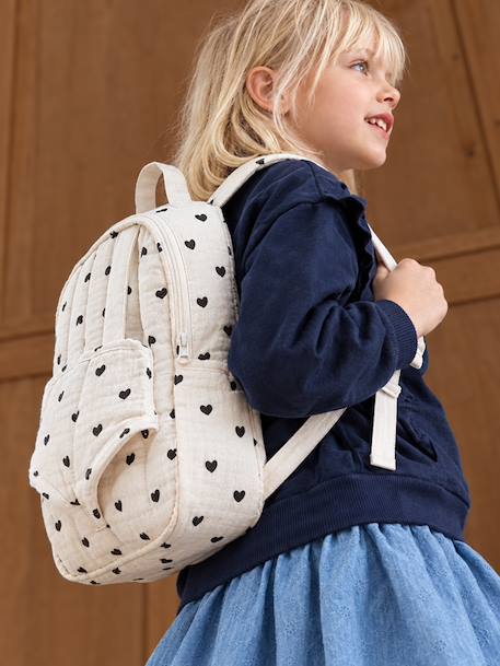 Sac à dos porte poupon Cœur fondant+Rétro Flower 3 - vertbaudet enfant 