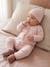 Ensemble combinaison et bonnet naissance fille rose pâle 1 - vertbaudet enfant 