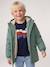 Parka garçon à capuche doublure sherpa Anthracite+kaki+taupe+vert sauge 21 - vertbaudet enfant 