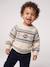 Pull bébé garçon manches longues beige chiné 2 - vertbaudet enfant 