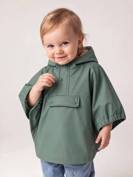 Cape de pluie bébé vert 10 - vertbaudet enfant 