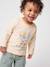 T-shirt manches longues bébé garçon vanille 2 - vertbaudet enfant 